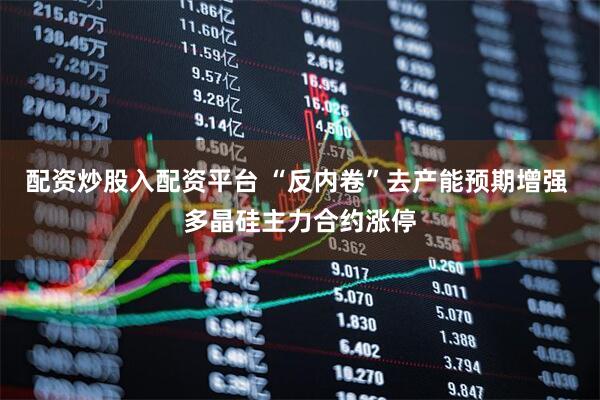配资炒股入配资平台 “反内卷”去产能预期增强 多晶硅主力合约涨停